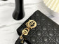 迪D家-Lady dior myABC 羊皮黑色金扣 小號