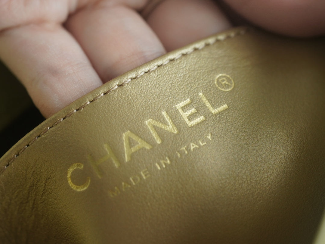小香家-Chanel 23k 金球方胖子 鵝蛋黃色