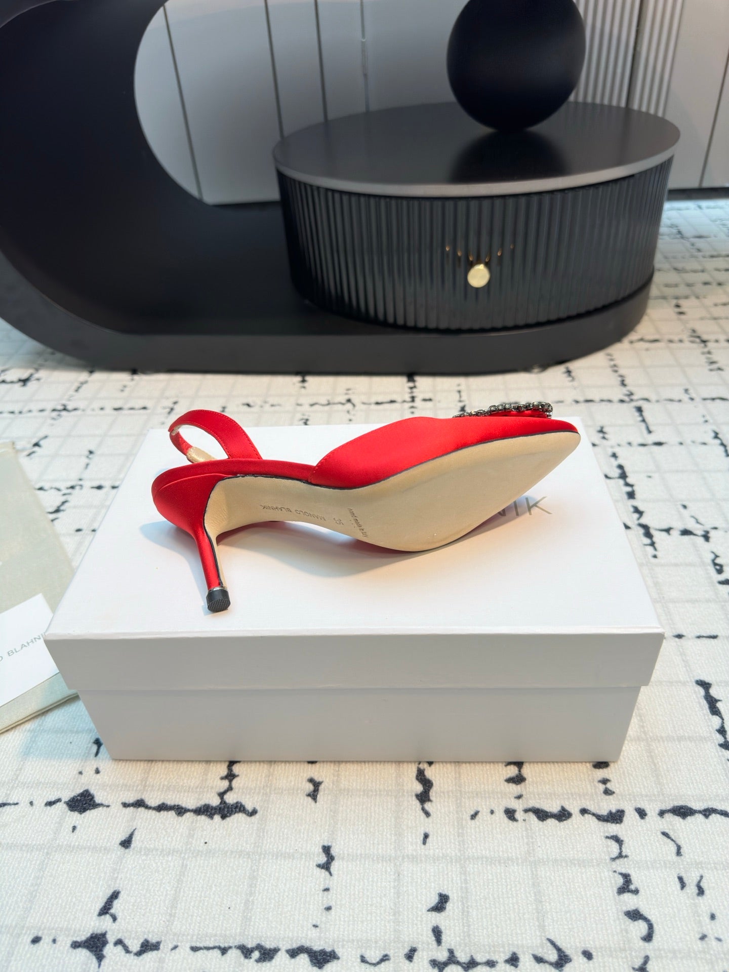 Manolo Blahnik-2024 高跟涼鞋 紅色