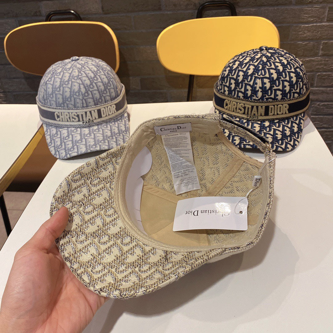 迪D家-韓版新款 重工刺繡老花棒球帽