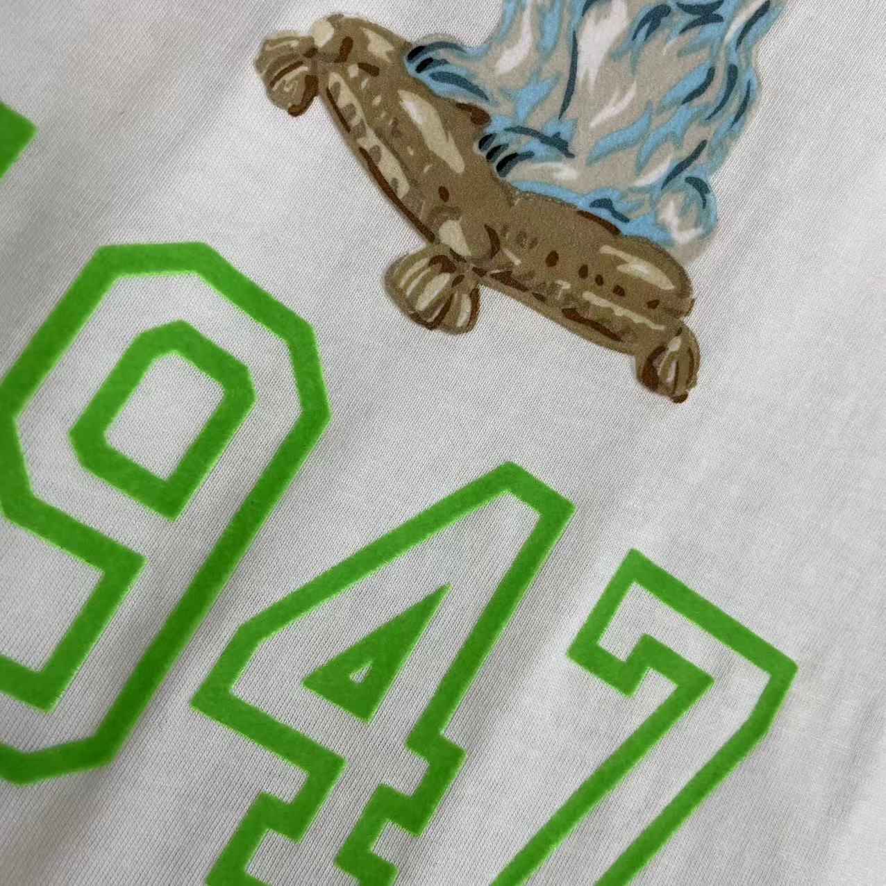 迪D家-2403 24早春新品卡通短袖TEE 白色