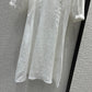 克羅C-2403 24早春新品英式溶花刺繡連身裙