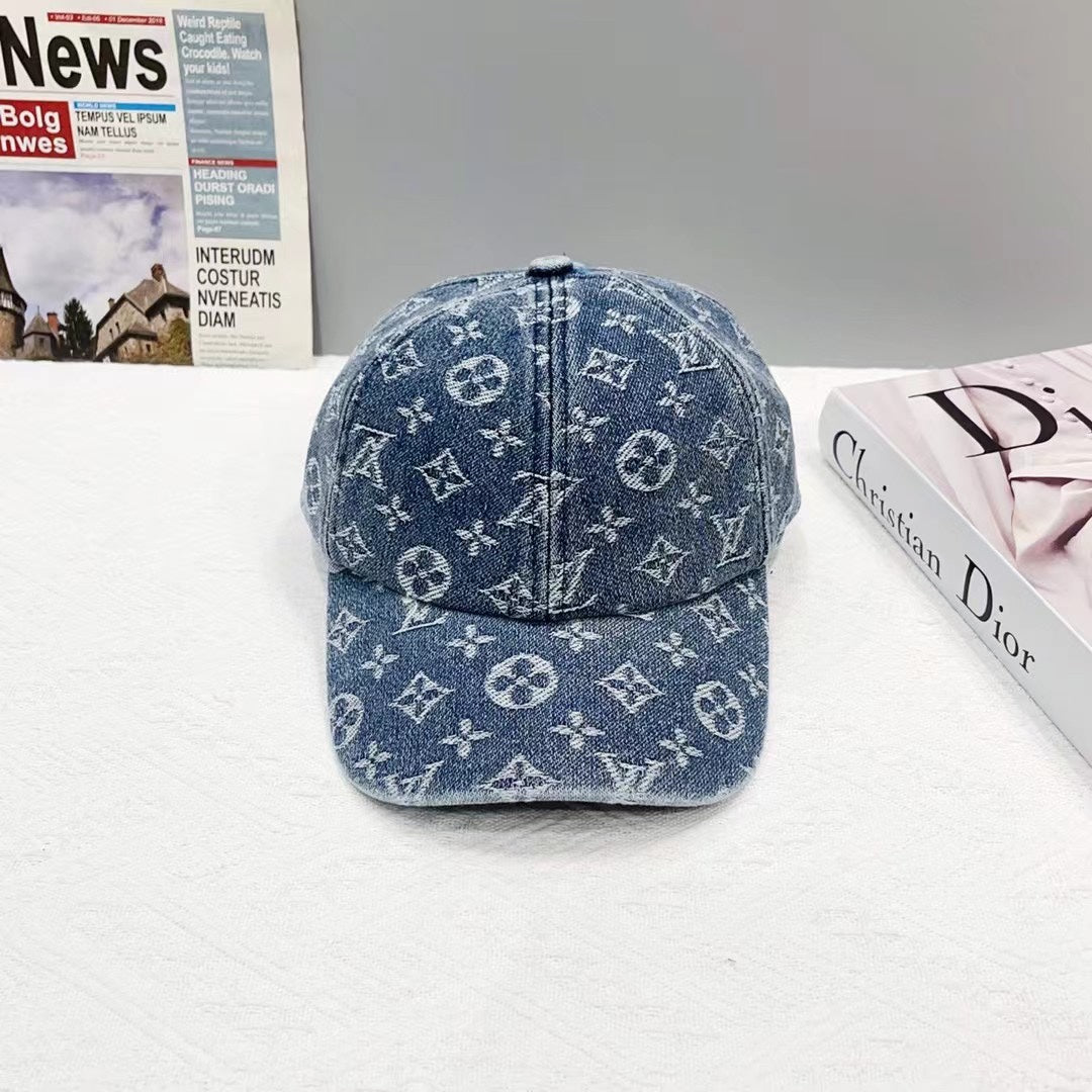 路L家-新款老花牛仔棒球帽