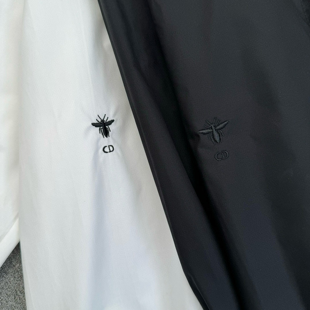 迪D家-2403 24春夏新品不對稱斜肩棉綢襯衫 黑色