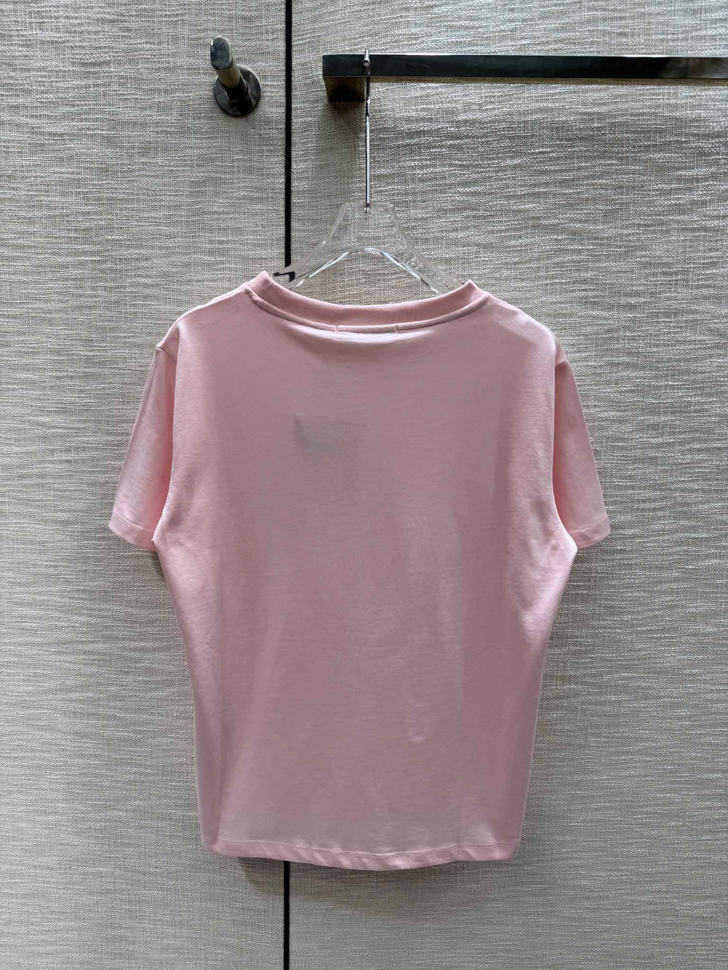 迪D家-2403 24早春最新發泡印花TEE 粉色