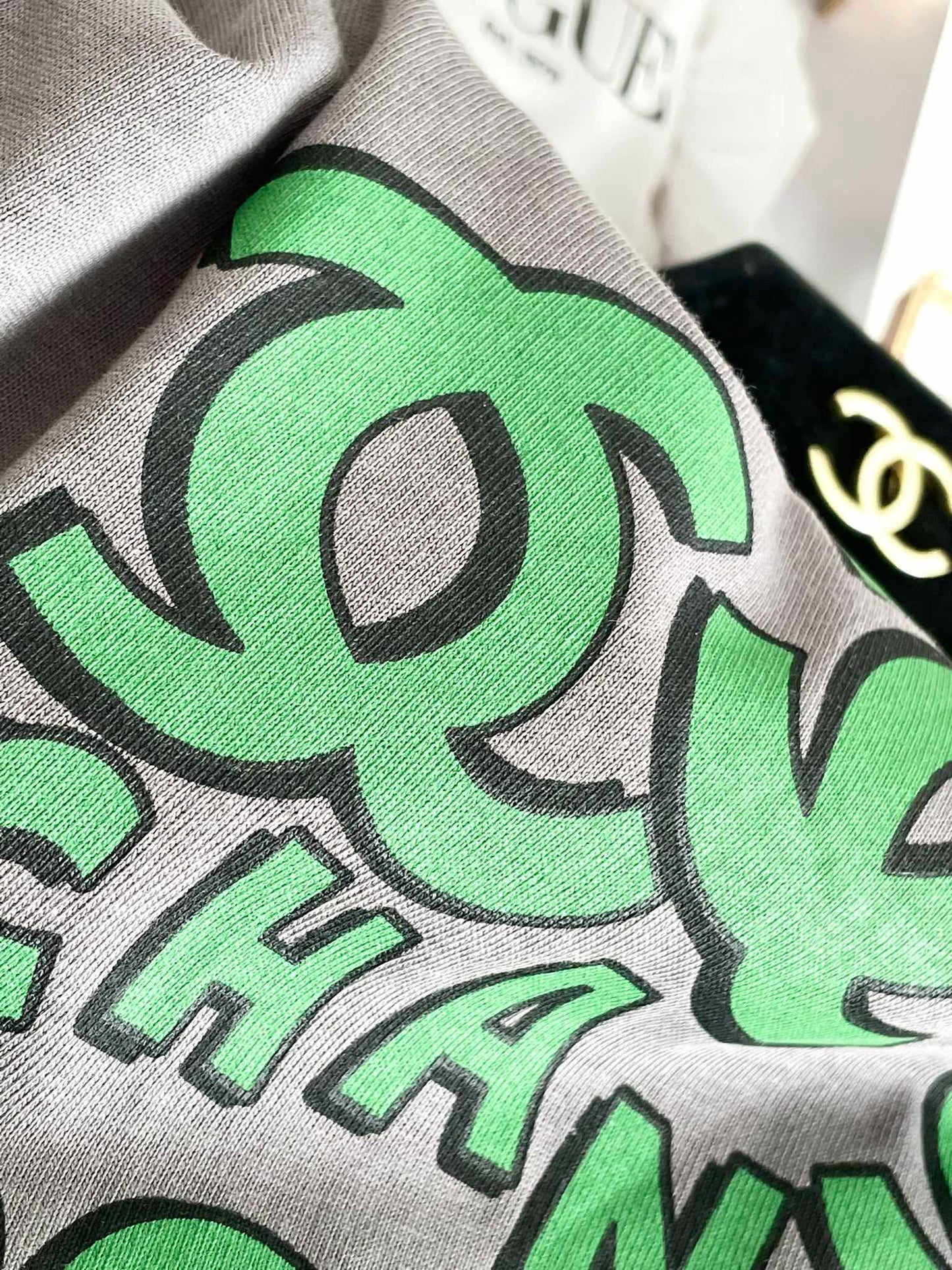 小香家-2403 印花logo標短款短袖Tee3、