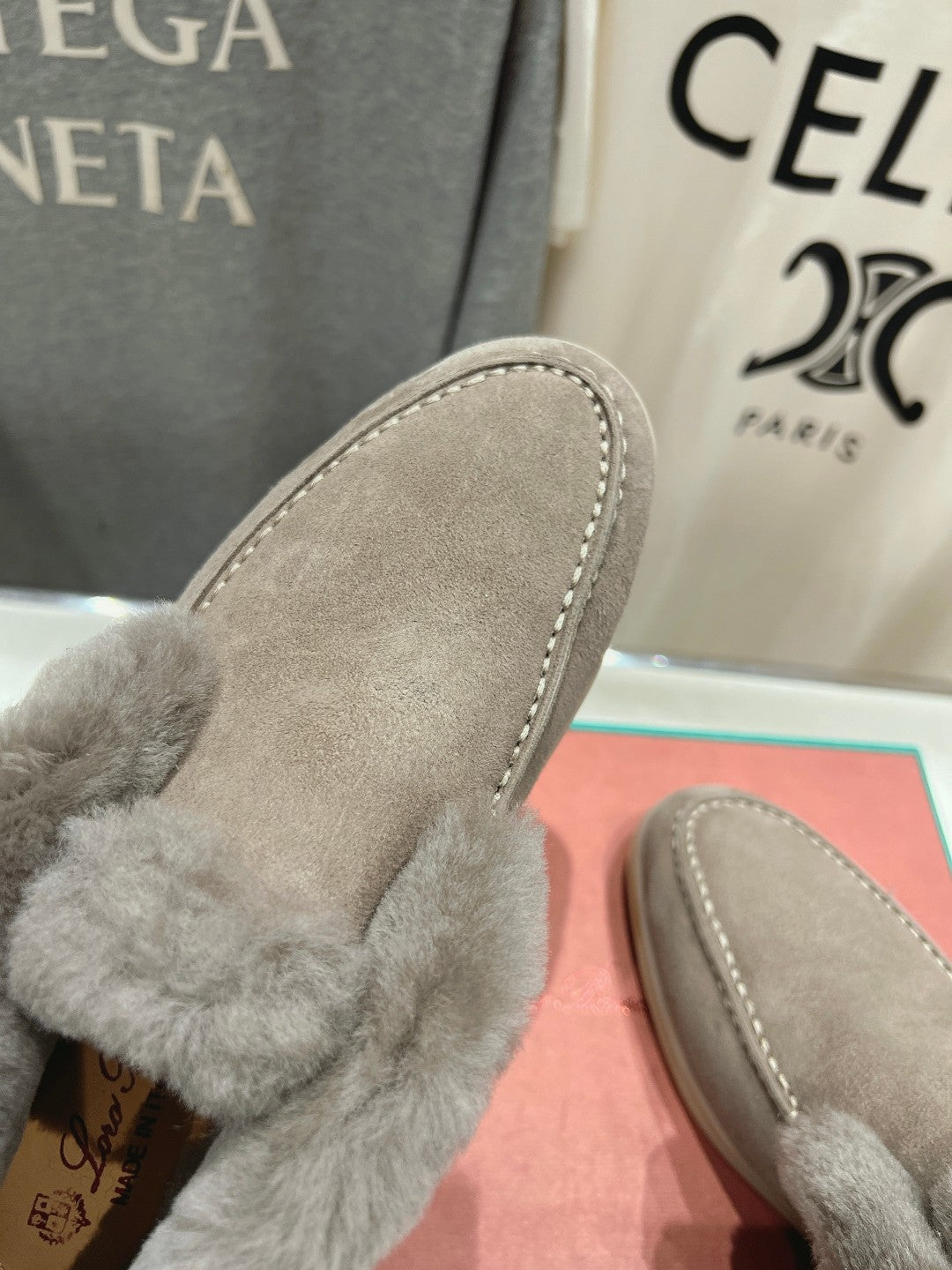 L-Piana-2024 經典羊毛樂福鞋 咖啡色