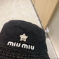 穆M家-2023早秋新款 牛仔漁夫帽 黑色
