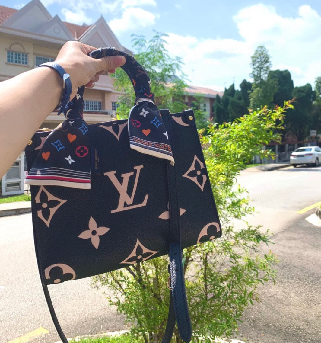 M45659 路L家-OnTheGo PM托特購物包 黑色