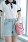小香家-2023春夏新款 22BAG Mini 粉色銀扣