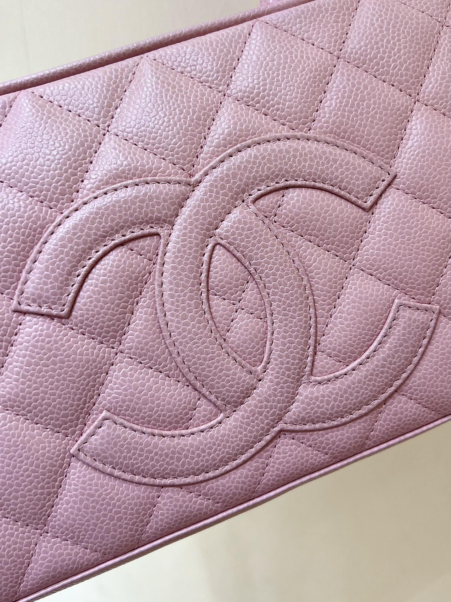 小香家-Chanel Vintage 中古保齡球包 粉色