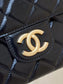 小香家-Chanel Hobo 23c早春款 油蠟皮黑色 大號