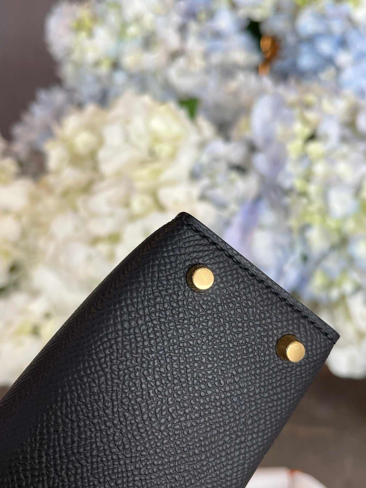 小愛款-Kelly Mini 2代 Epsom 黑色 金扣