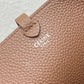 賽c家-Celine 經典標誌 麂皮水桶包 棕色