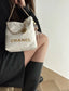 小香家-2023春夏新款 22BAG Mini 白金色 上身圖
