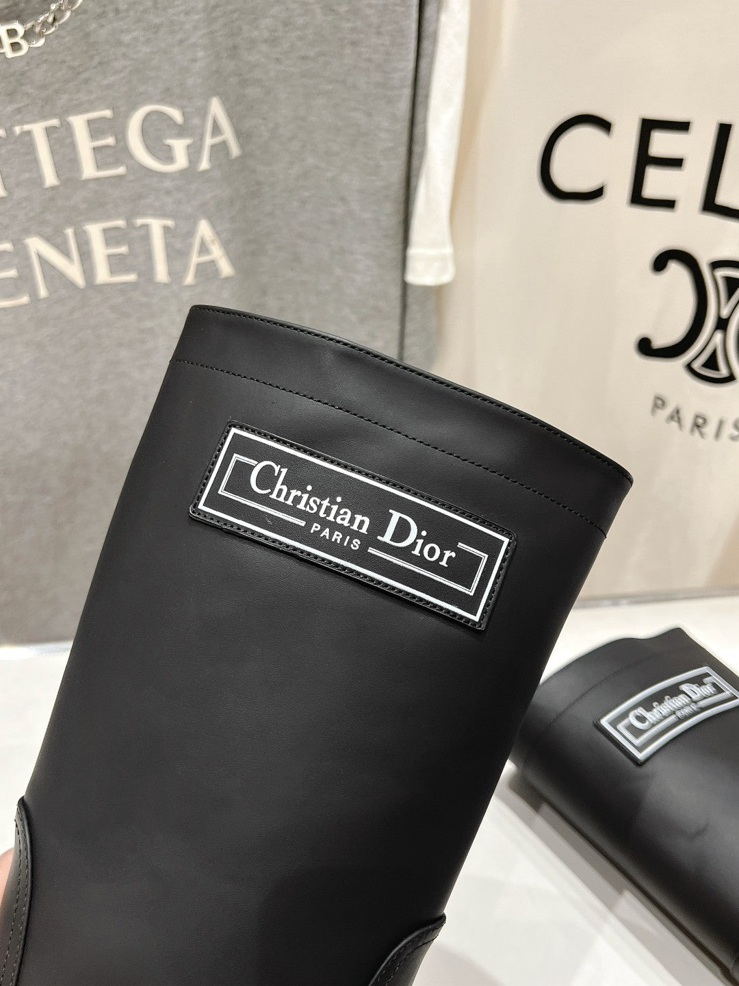迪D家-2024馬靴 黑色