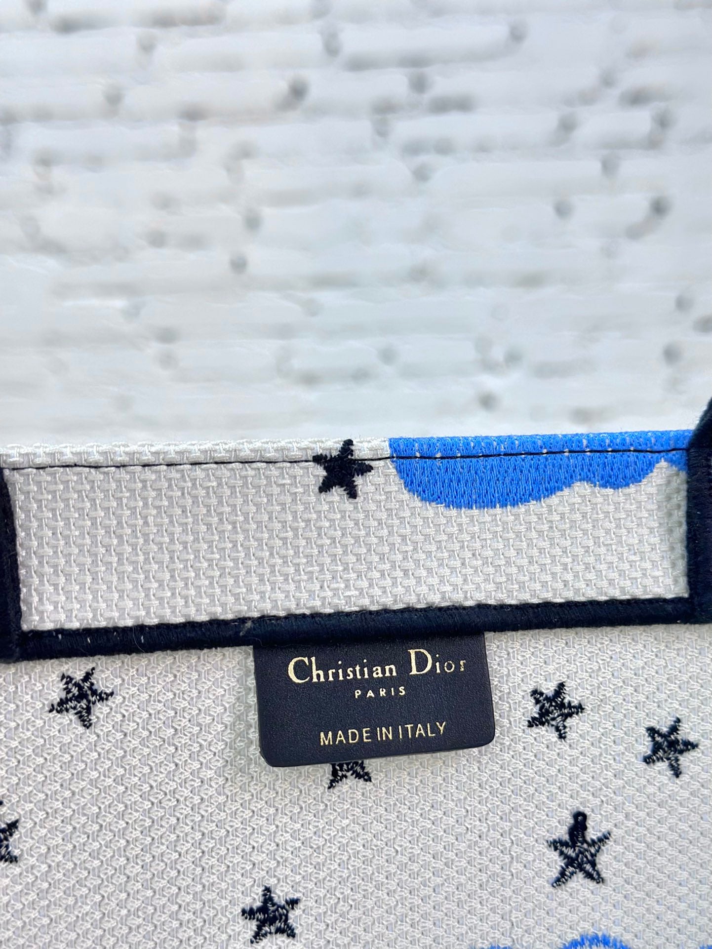 迪D家-大號book托特包 彩色刺繡