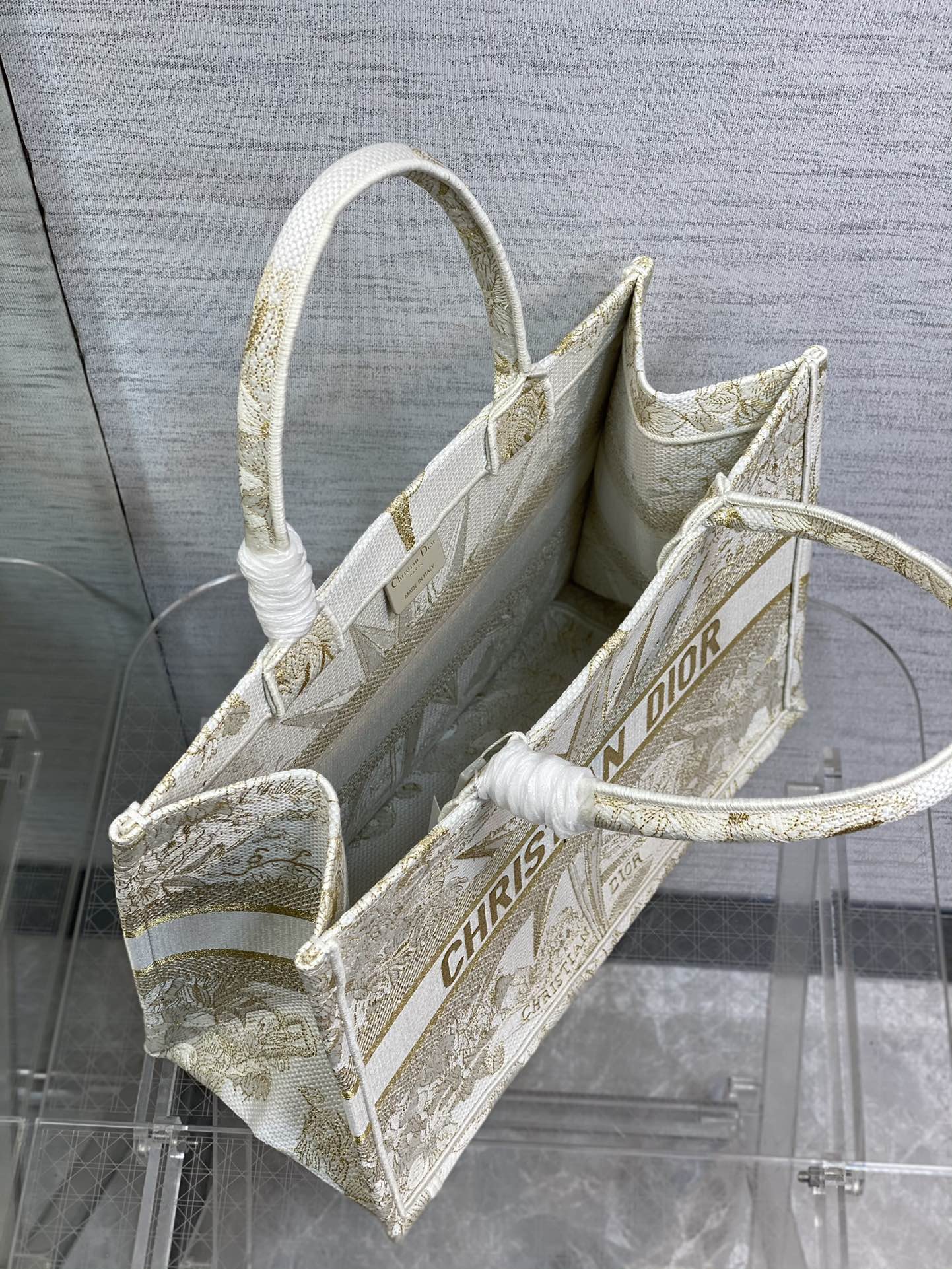 迪D家-BookTote 刺繡手袋 八芒星金絲線系列 36x18x28cm