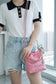 小香家-2023春夏新款 22BAG Mini 粉色銀扣