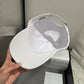 穆m家-刺繡貼標logo棒球帽 白色