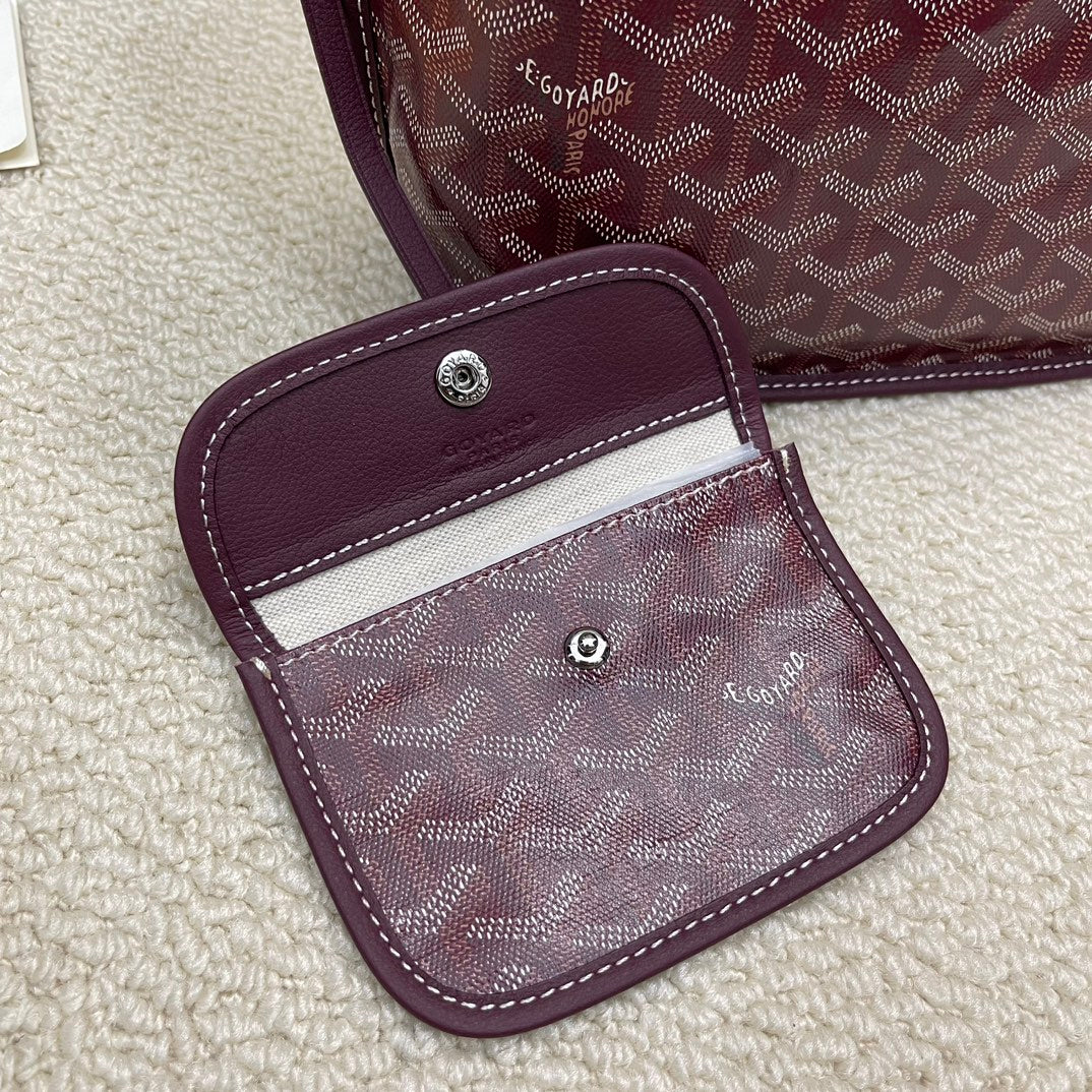 戈G家-Anjou Mini 手提雙面包 紫紅色