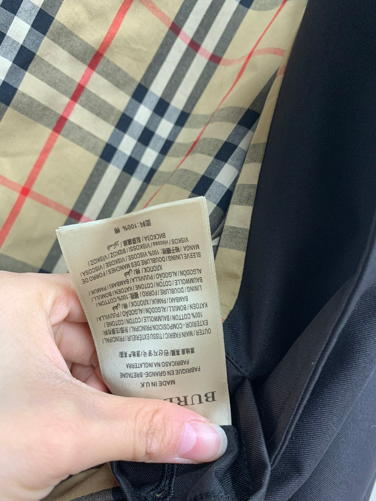 巴B家-2403 卡姆登版型輕便風衣 黑色