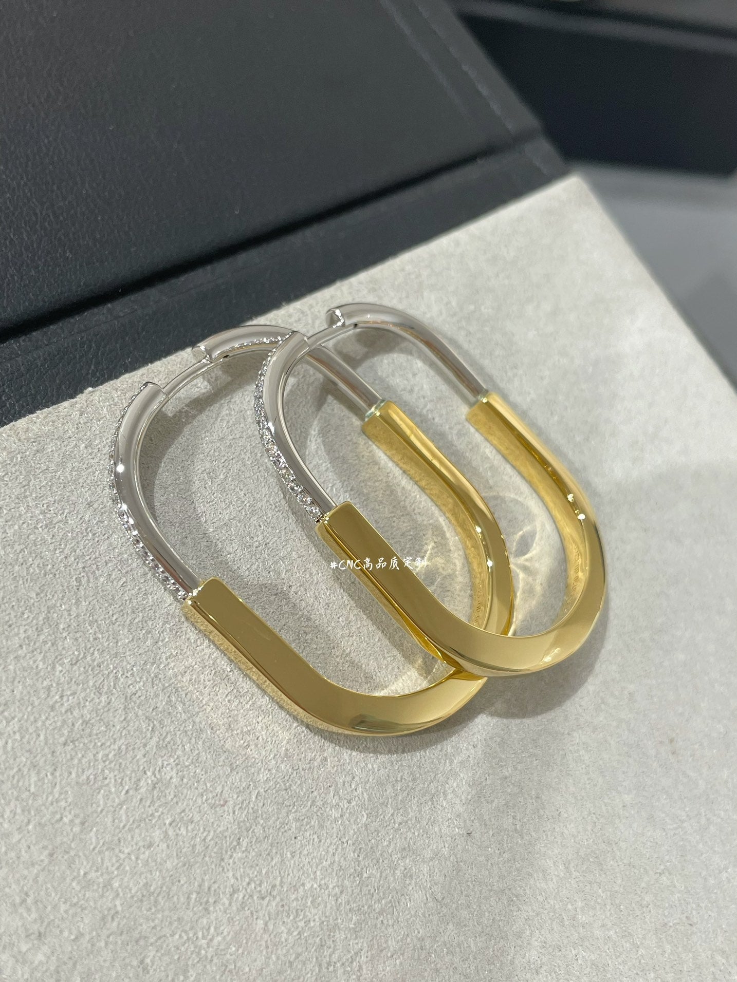 Tiffany-耳環 金色008