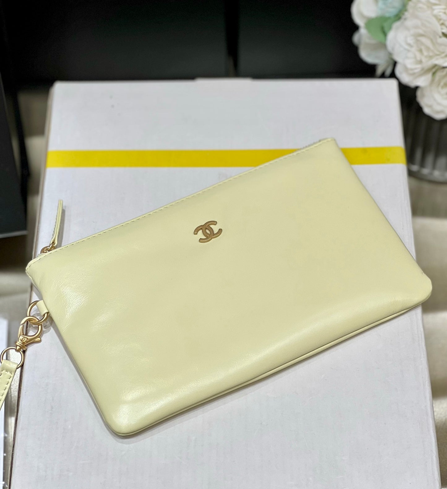 小香家-2023春夏新款 22BAG 中號 小雞黃