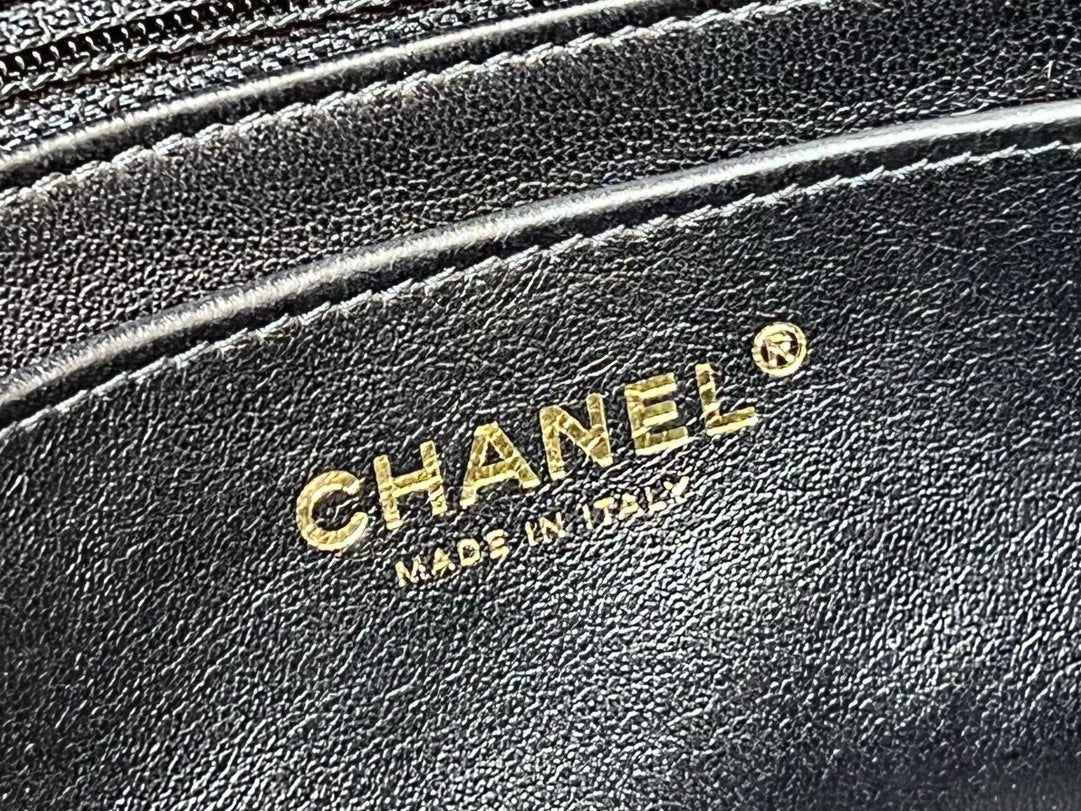 小香家-Chanel 23A CF水鑽手柄 黑色