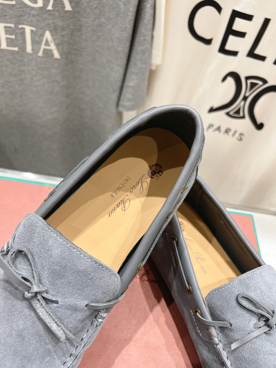 L-Piana-2024 新款豆豆鞋 灰色