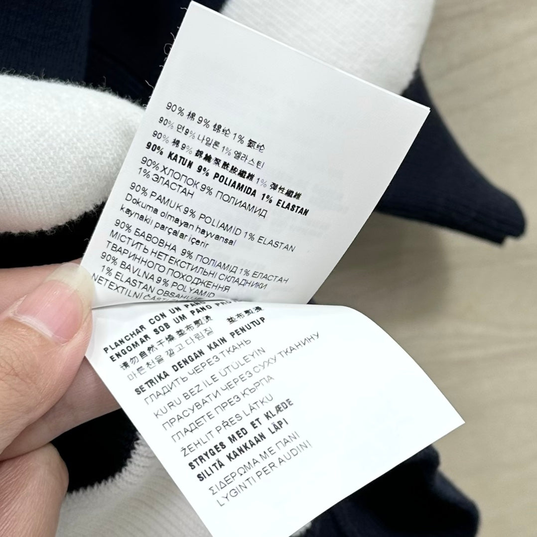 穆M家-2404 24早春新品經典爆款條紋針織上衣