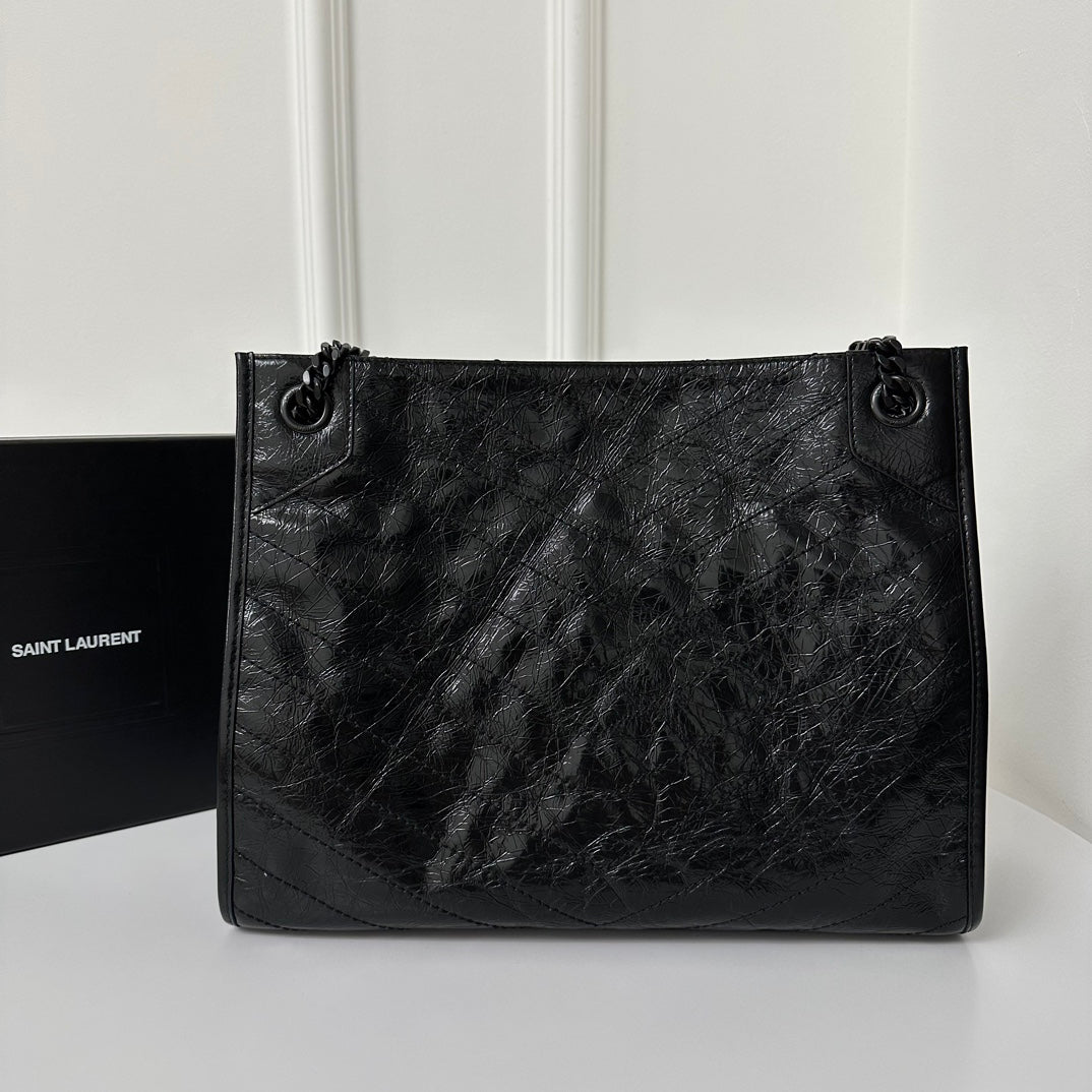 聖Y羅-Niki Shopping Bag 黑色黑鏈