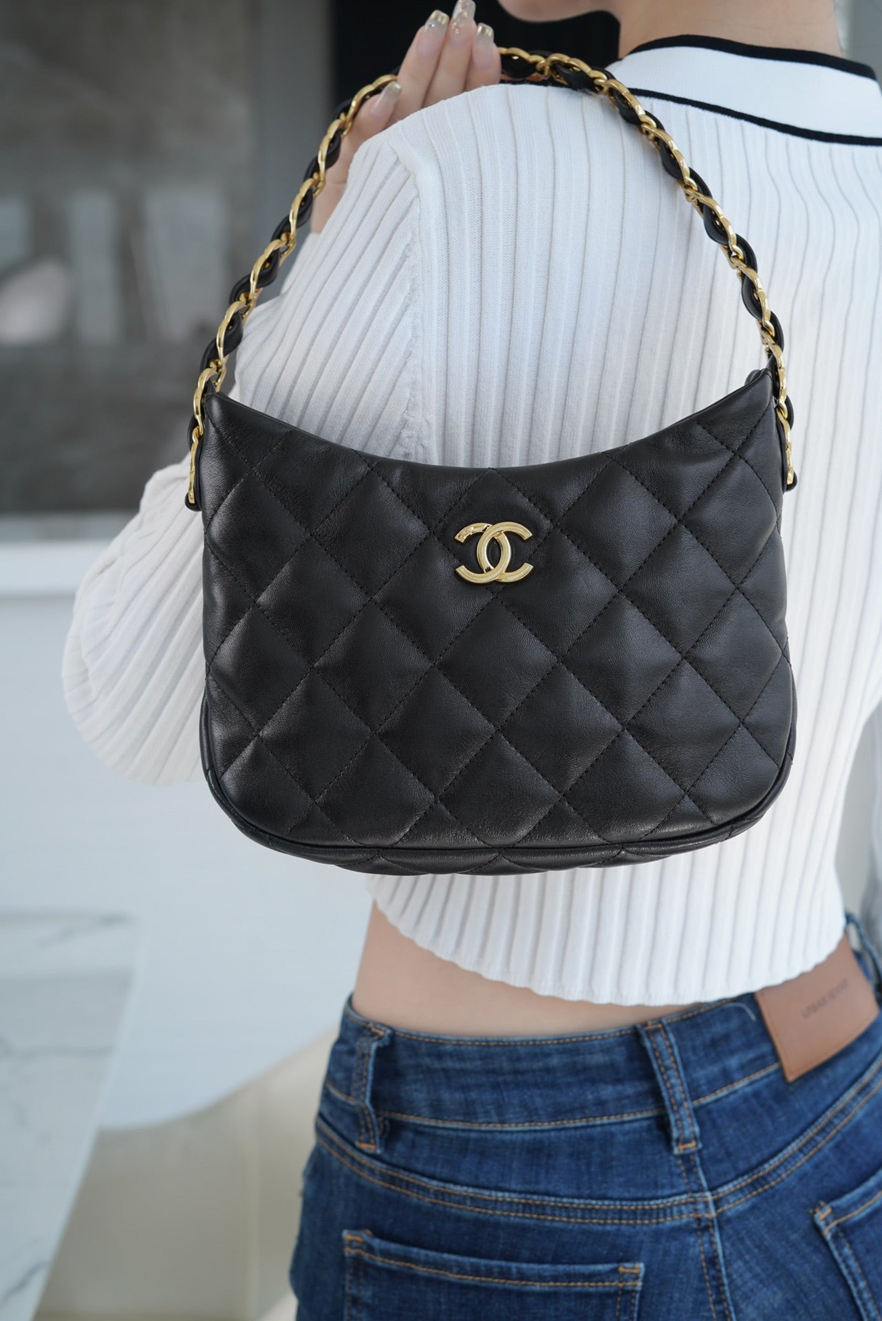 小香家-Chanel 22k Hobo 復古腋下包