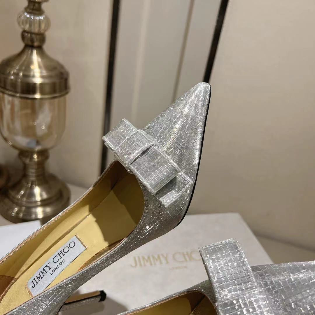 JC傑米-巴黎櫥窗定制款 Blingbling高跟鞋 8.5CM 銀色