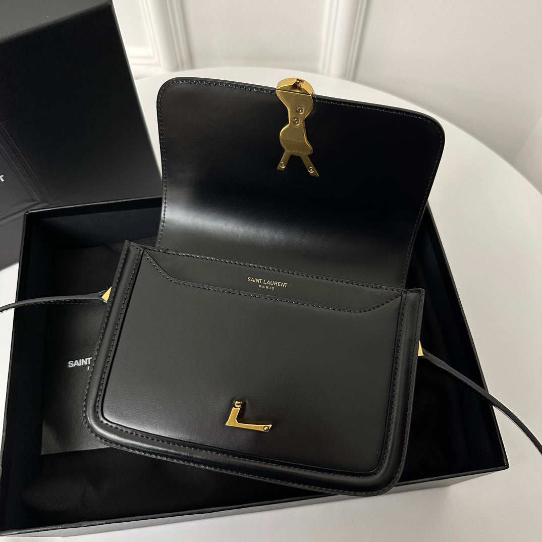 聖Y羅-BOX SAINT LAURENT 豆腐包 小號 黑色
