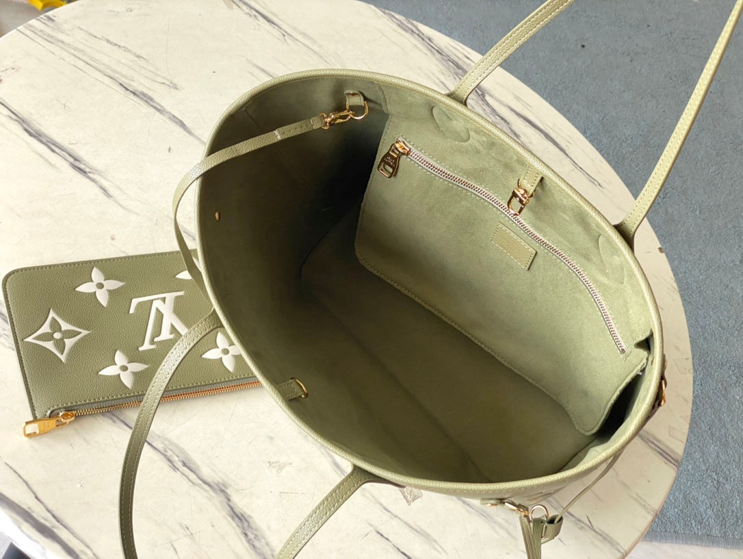 M46649 路L家-Neverfull MM 草綠色