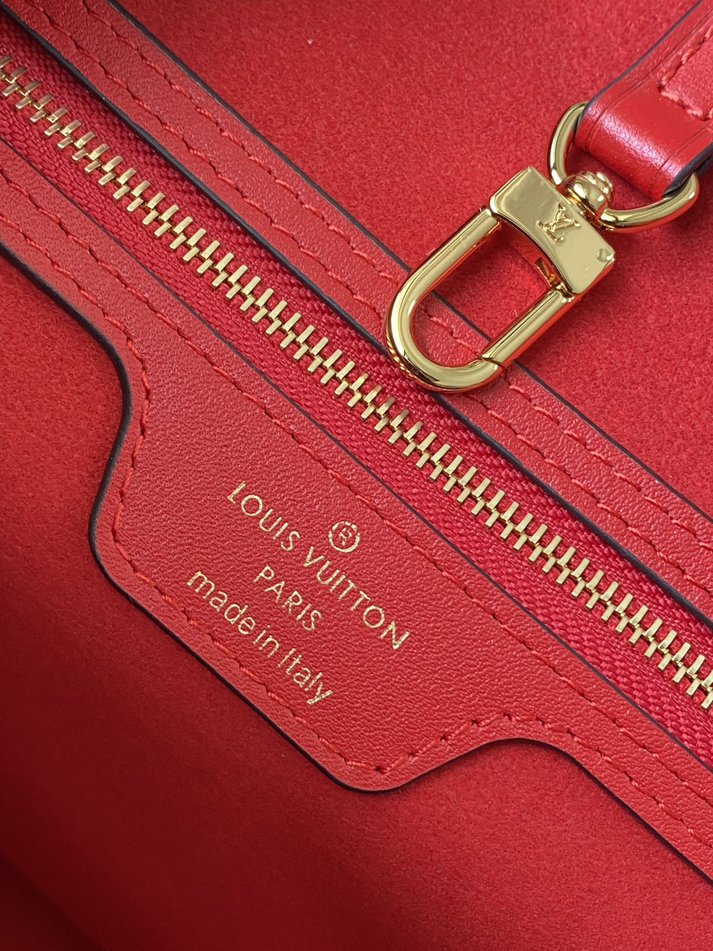 路L家-M12195 Neverfull MM手挽袋 紅色