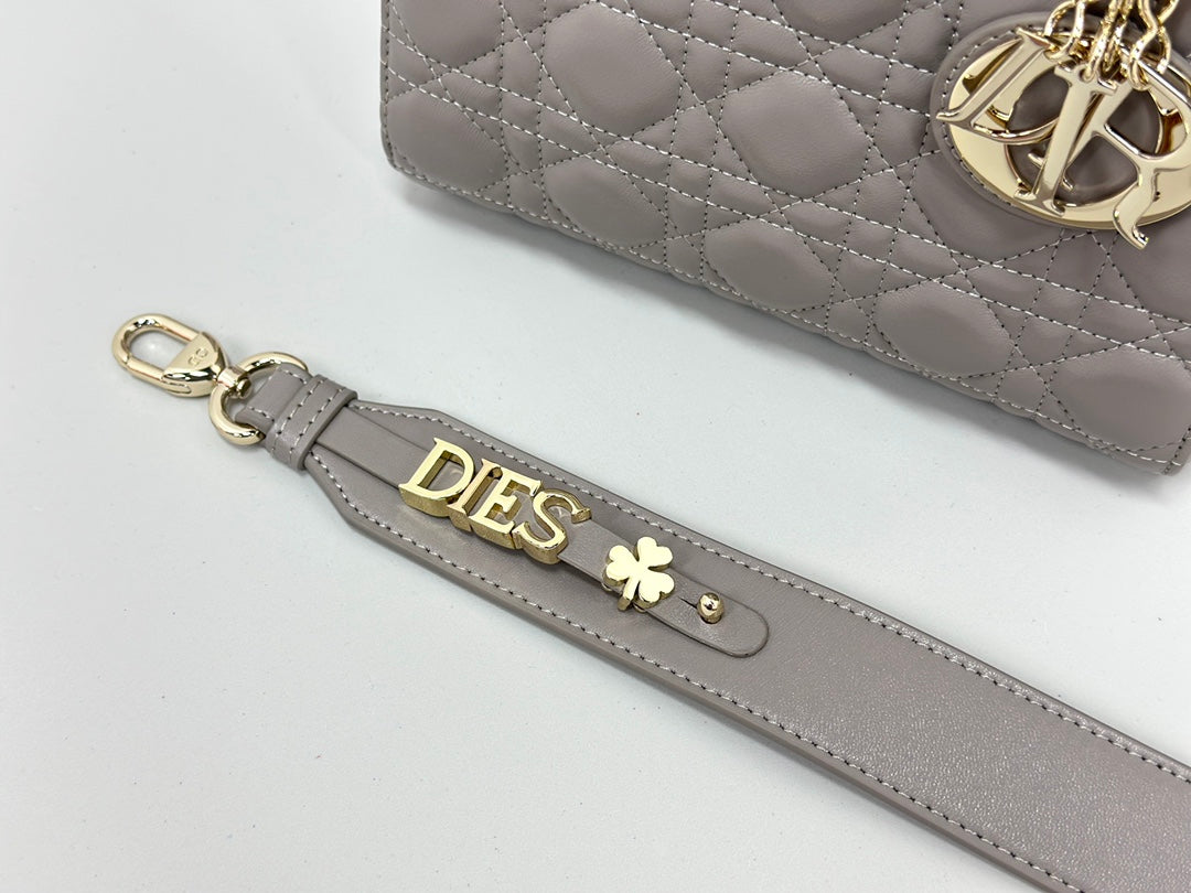 熱銷款 迪D家-LADY系列 羊皮革 煙灰