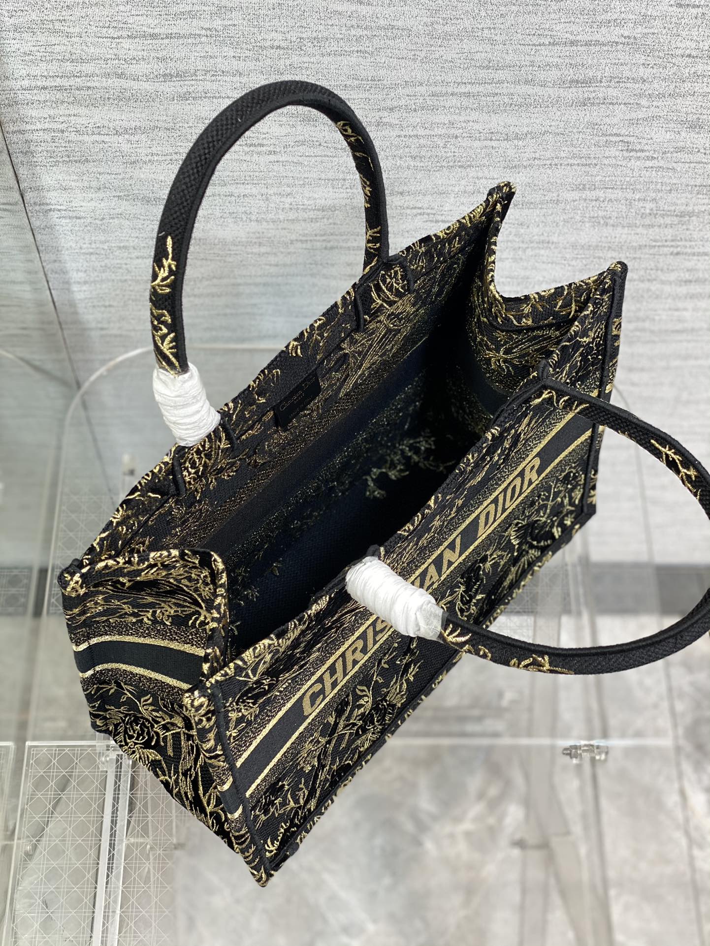 迪D家-BookTote 刺繡手袋 金絲線系列 36x18x28cm