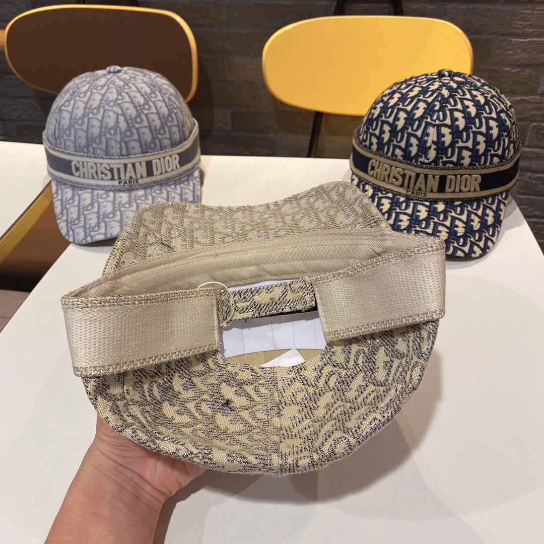 迪D家-韓版新款 重工刺繡老花棒球帽
