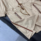 穆M家-2404 24新品上架薄款尼龍拉鍊連身裙 卡其色