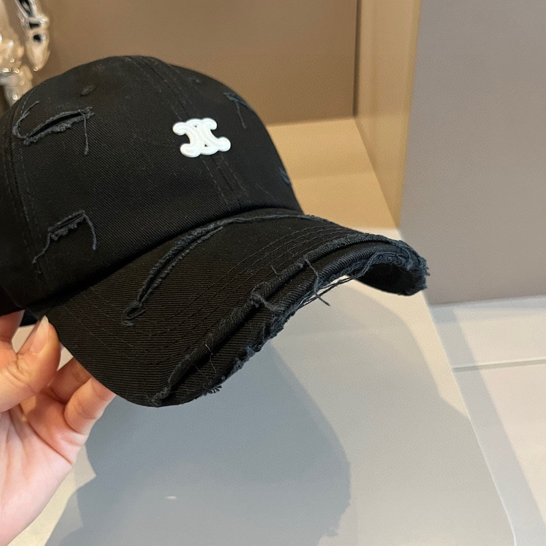 賽C家-刷破Logo款棒球帽