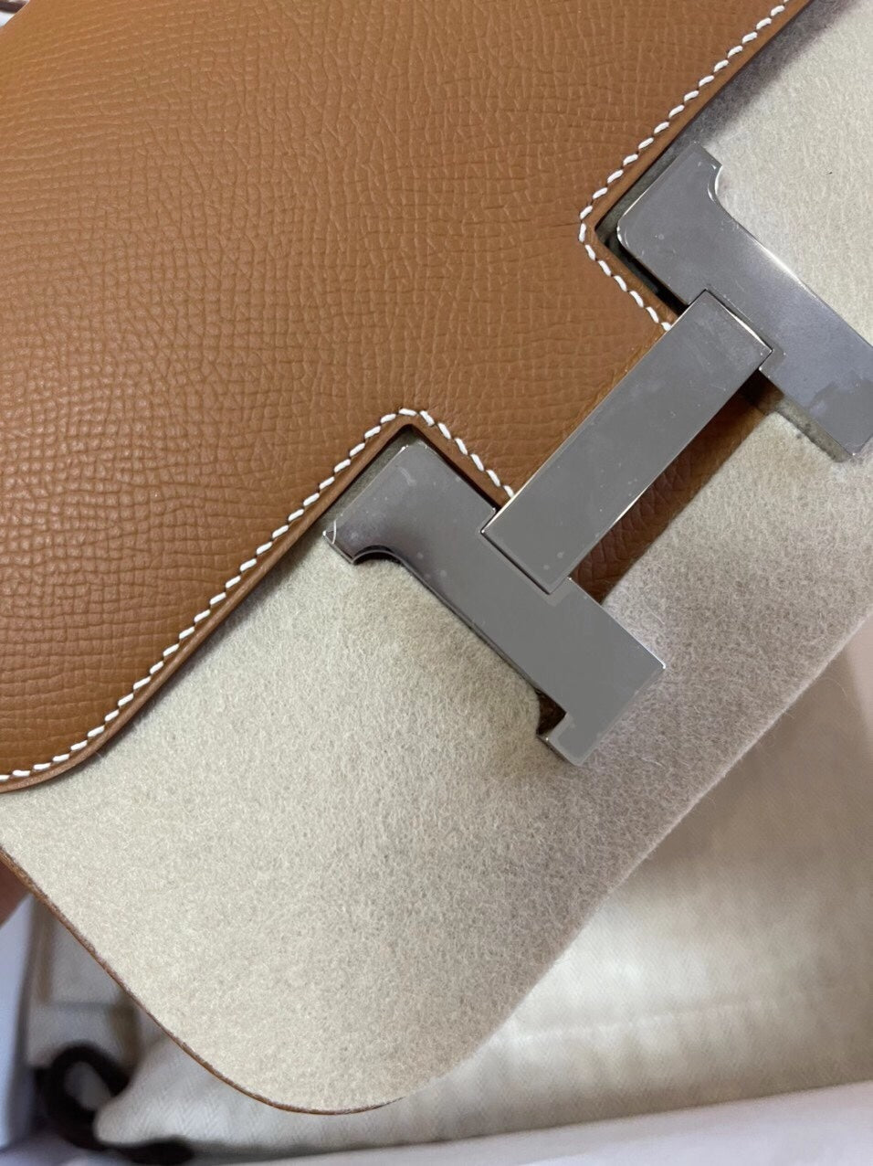 小愛款-Constance 19 epsom Mini 金棕色 銀扣