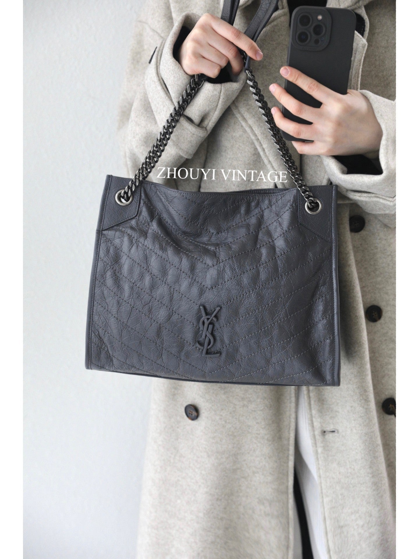 聖Y羅-Niki Shopping Bag 灰色