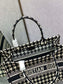 迪D家 Book Tote 千鳥格系列 中號36.5cm