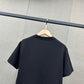 迪D家-2403 短款寬鬆蝴蝶印花上衣 黑色