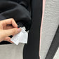 賽C家-2403 24早春新品粉條拼邊黑色學院風套裝