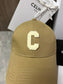 賽C家-簡約C字母Logo棒球帽 黃色