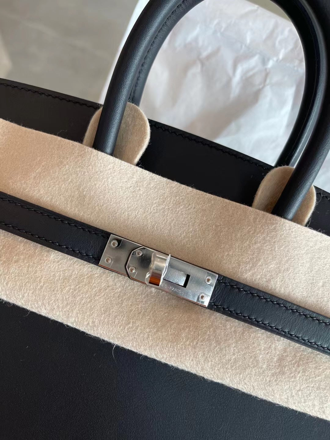 小愛款-Birkin 25 Jonathan 黑色 銀扣 U刻