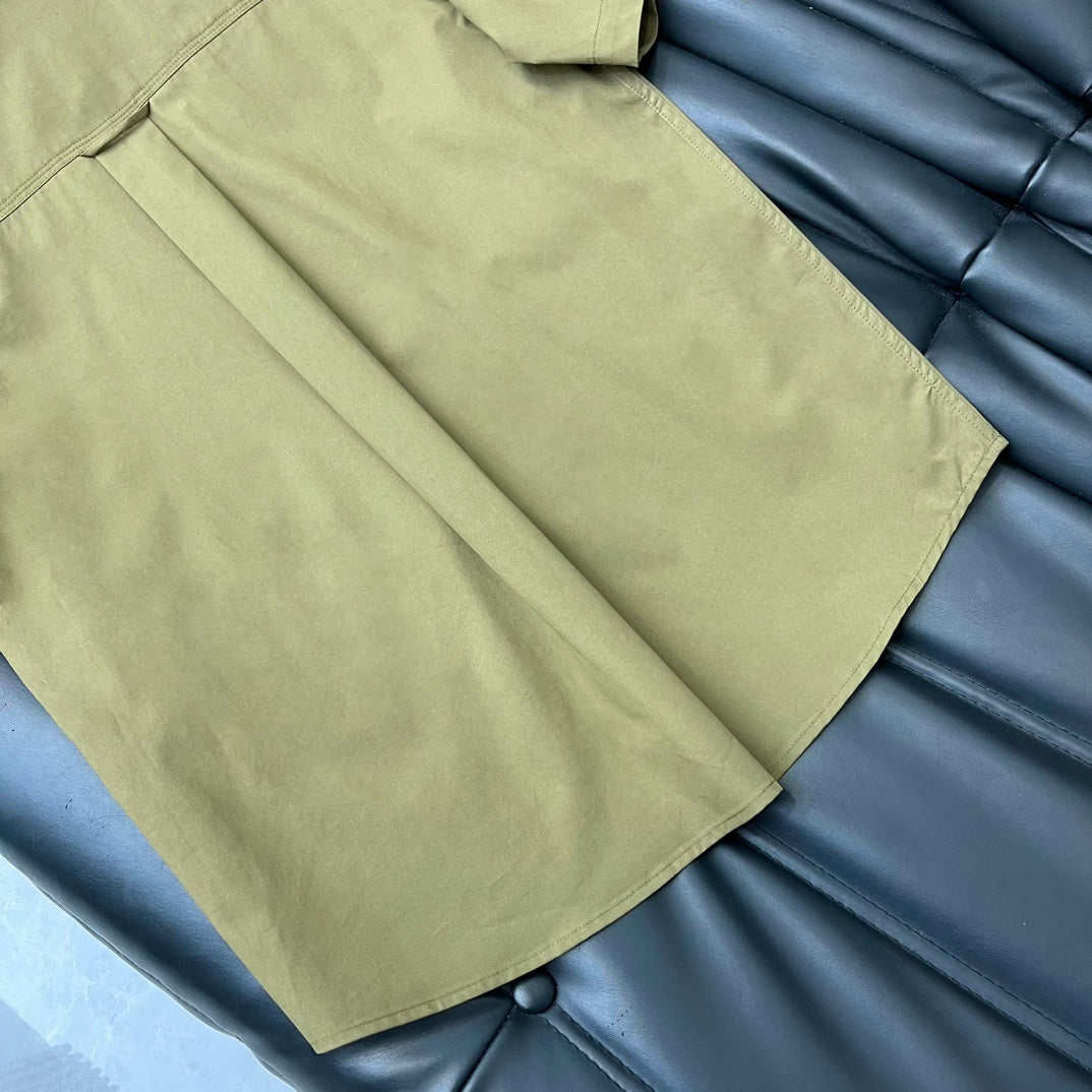 迪D家-2403 24新品上架短袖刺繡襯衫